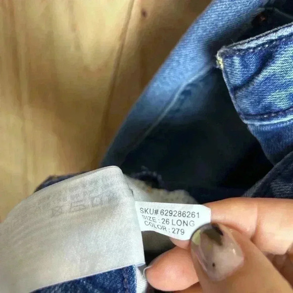 *Abercrombie & Fitch Simone High Rise Wide Leg Crop Size 26/2L - Picture 5 of 5